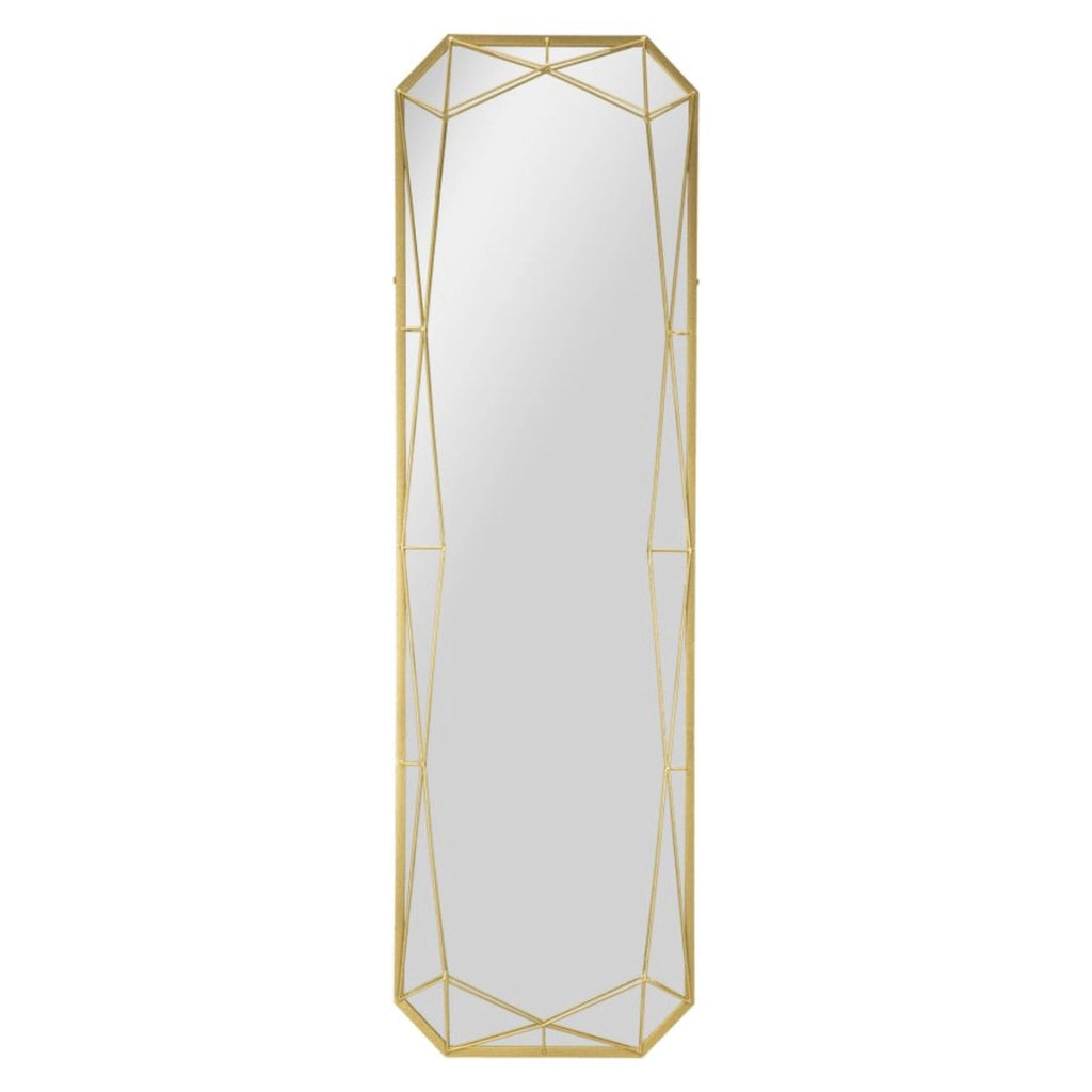 Specchio da Terra VKH1052, Oro, Vetro, 46x2x153 cm