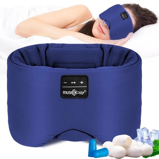 Slaapmasker con cuffia Bluetooth, 100% oscurante cuffia in seta per il sonno, cuffia per uomo e donna, cuffia per il sonno morbida, cuffia Bluetooth per il sonno durante il viaggio