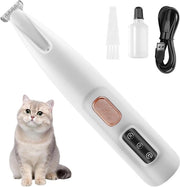 Draadloso trimmer per pelo per animali domestici con luce LED - strumento di rasatura ricaricabile per cani e gatti - trimmer per occhi, orecchie, viso e corpo