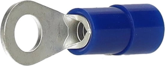 Cappotto isolante per cavi DIN Q serie, anello rettilineo, 1,5-2,5 mm², M5, verniciato a specchio, blu, per 1000 pezzi (ICIQ25GV)
