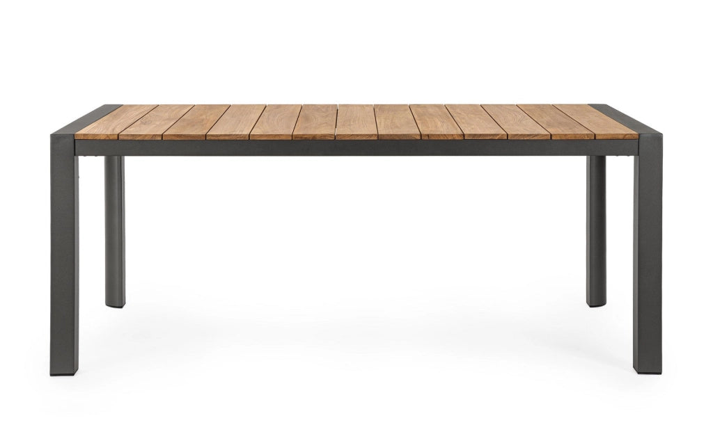 Tavolo da Giardino 180x90x75 cm in Alluminio Cameron Antracite