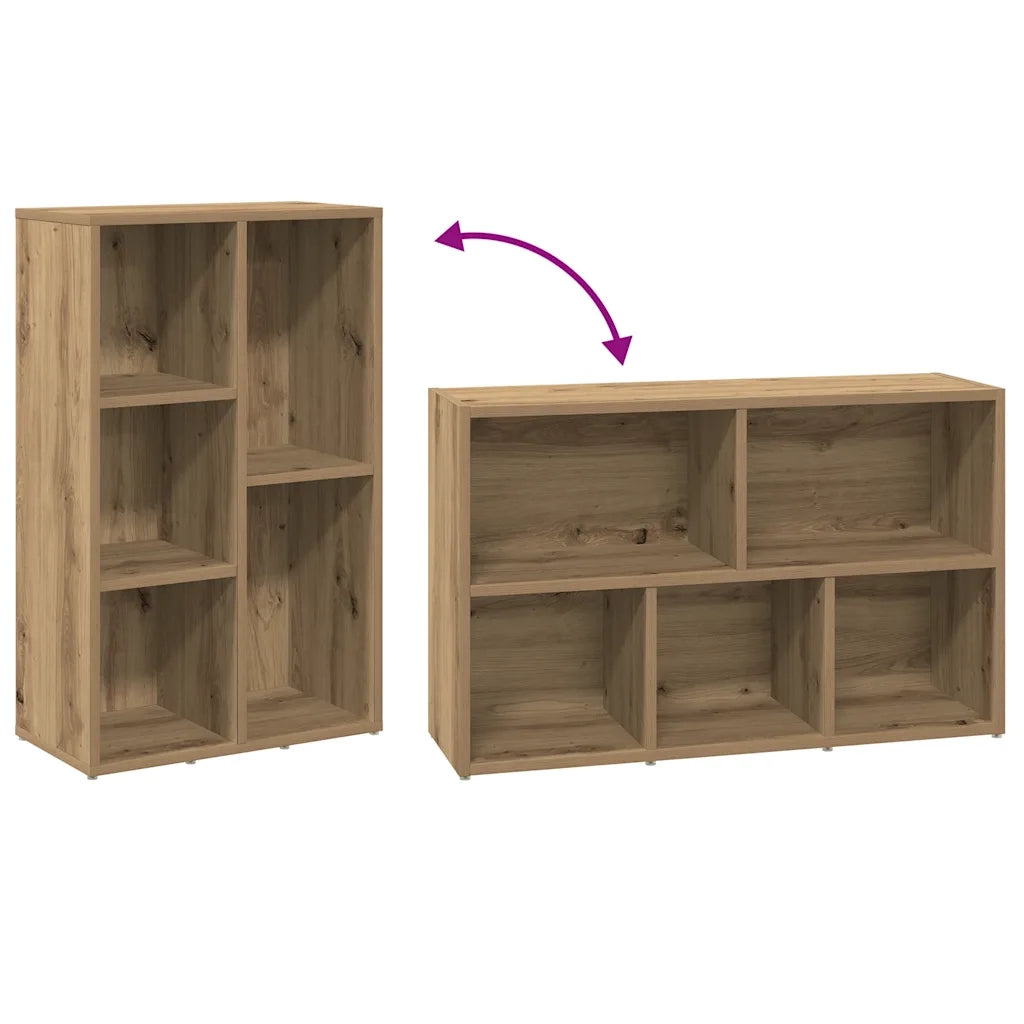 Libreria Rovere Artigianale 50x25x80 cm in Legno Multistrato 855781