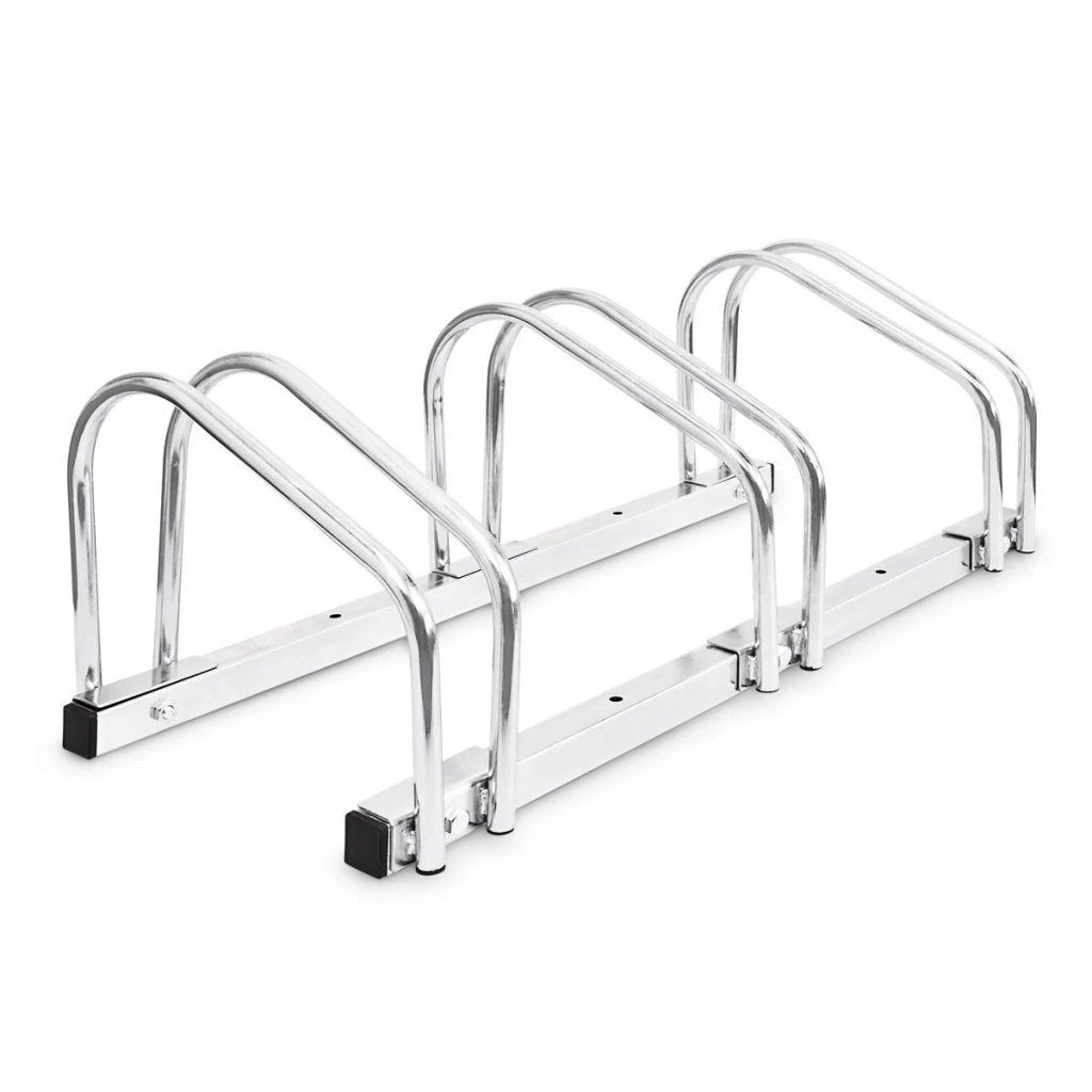 Sistema di deposito per biciclette rastrelliera basculante per 3 biciclette pratico garage montaggio a pavimento o a parete 3413002