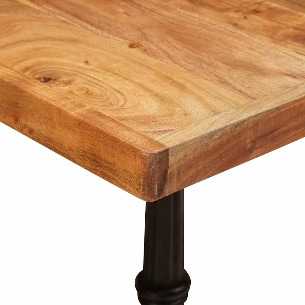 vidaXL Tavolo bistrot Marrone 50 x 50 x 76 cm legno massello di acacia