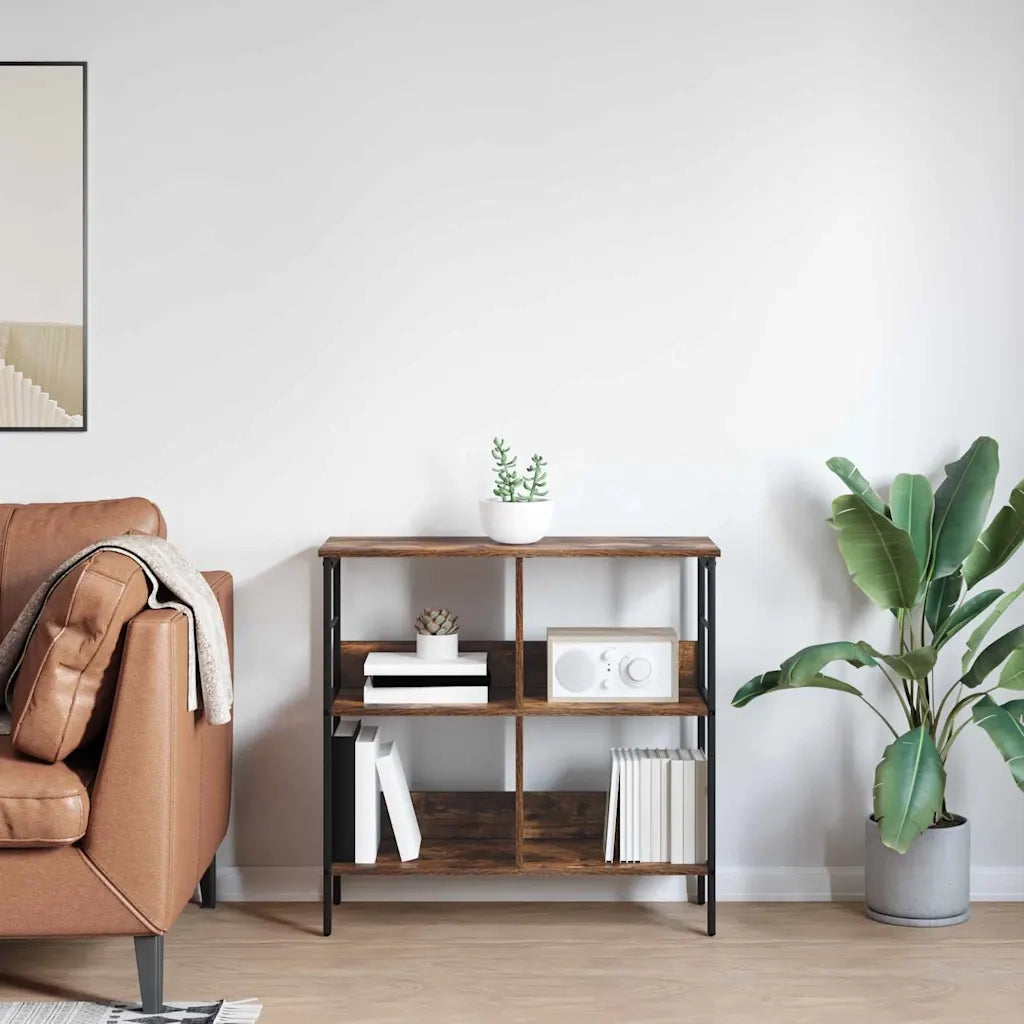 Libreria Rovere fumé 82 x 32 x 79 cm Legno multistrato
