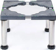Bassa base per frigorifero Base per lavastoviglie Altezza 29-32 cm Cassetta disinfettante Base per apparecchi elettrici Base per condizionatori d'aria Braccio di sostegno regolabile 45-70 cm 4 piedi