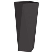 Fioriera | Cassetta per fiori | Vaso Nero 30 x 30 x 75 cm Acciaio