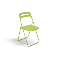 PAZZO DESIGN Sedia pieghevole Peter Verde set da 6 sedie struttura in metallo