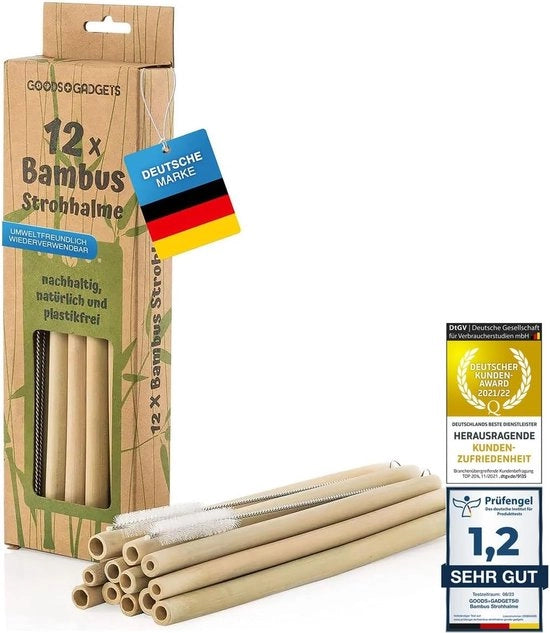 Set di Rami di Bambù Riciclabili - 12 pezzi - 100% Sostenibile