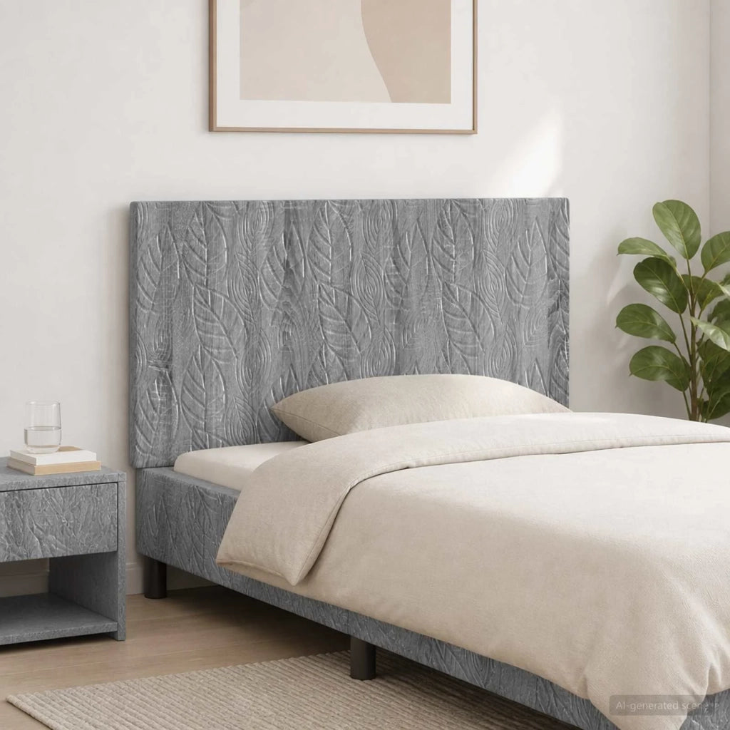 Testiera da Muro DELFT Sonoma grigio Legno ingegnerizzato 897201