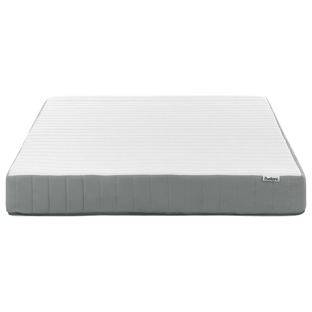 Materasso a molle insacchettate EU matrimoniale con maniglie imbottitura in memory foam rivestimento rimovibile 140 x 200 cm Rigido Design moderno trapuntato