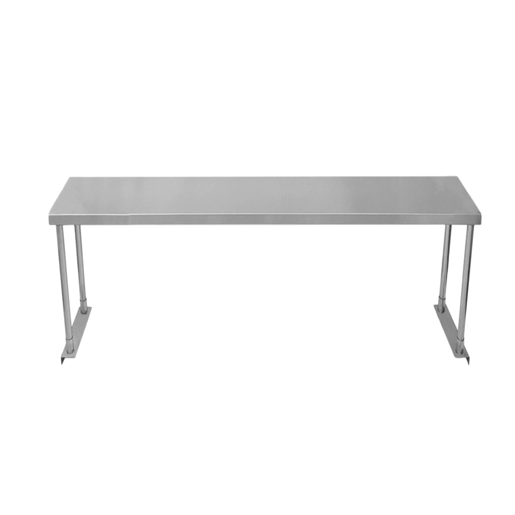 Ripiano con Mensole da Cucina Ristorante, Acciaio Inossidabile Resistente alla Corrosione per - Sigola - 150cm
