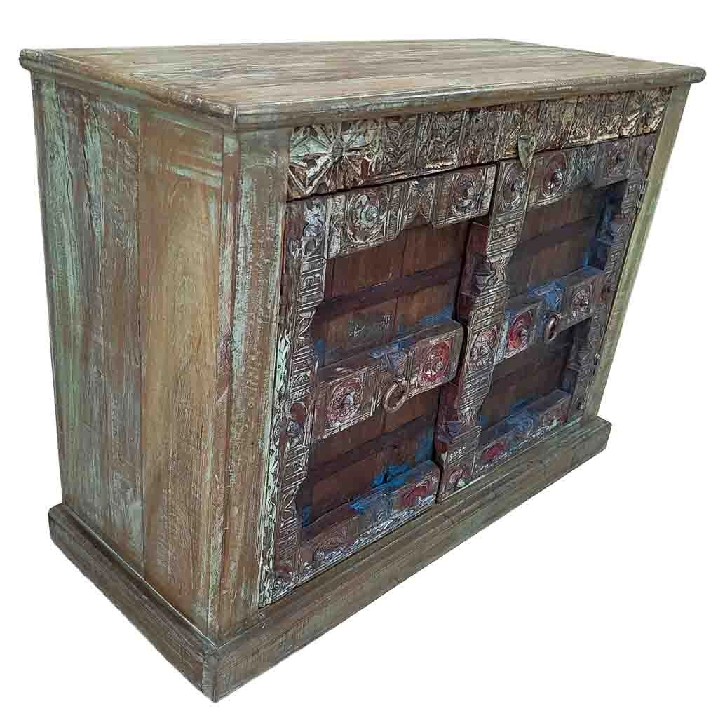 Credenza in legno fatta a mano 117x50x87h cm