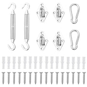 Set Accessori per Vela Parasole 8 pz in Acciaio Inossidabile cod mxl 73152