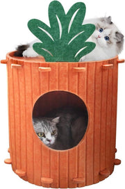 Casa per gatti in pelo casa per gatto per gatti casa per gatti in peluche casa per gatto per gatti casa per gatti 40 x 40 x 40 cm resistente al freddo tenda per gatti accogliente nido per gatto protezione contro graffi