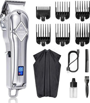 Set di taglia capelli professionale - Tondeuse per capelli - Tondeuse per uomo - Tondeuse capelli - Tondeuse senza fili - Tondeuse per capelli lunghi