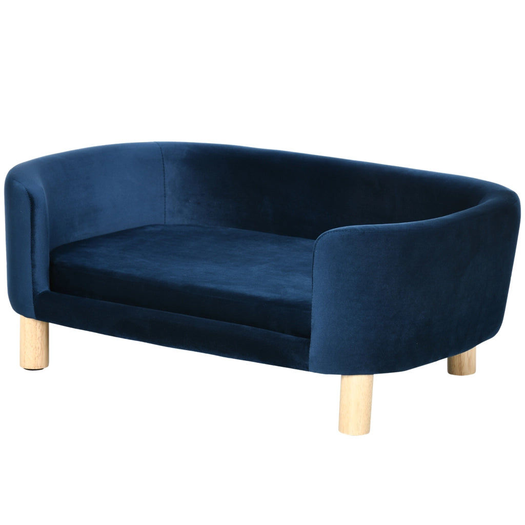 Divano per cani piccoli ¨C zephmum ¨C blu 86x55x33