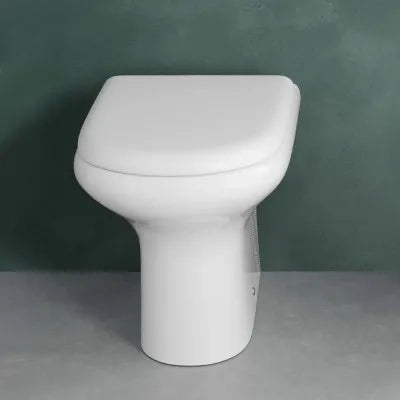 Vaso a terra filomuro Rak serie Compact scarico universale Rimless