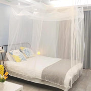 Tenda per due persone 220 x 200 x 200 cm - Carrello - Reticolo per protezione dagli insetti per viaggi - Forma cubica - Bianco - Letto per due persone - Interno e esterno - Protezione dagli insetti Tenda