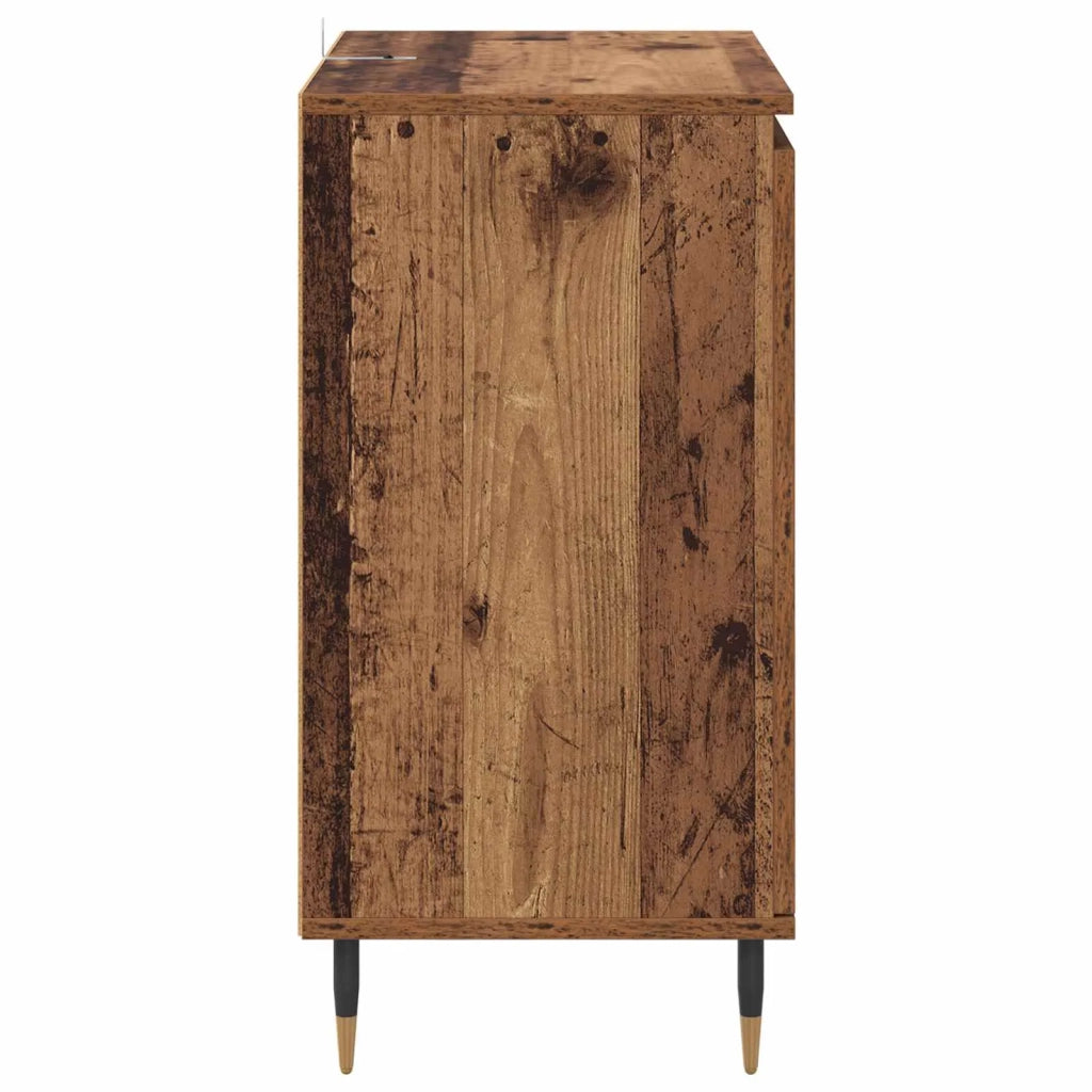 Credenza-Buffet-Armadio da cucina Legno vecchio 60 x 35 x 70 cm Legno multistrato 407517