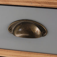 Scrivania Ajax 120x50x79 h cm in Legno Multicolor