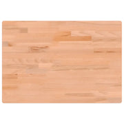 Piano Tavolo | Superficie Tavolo | Piano Scrivania 80x55x2,5 cm in Legno Massello di Faggio