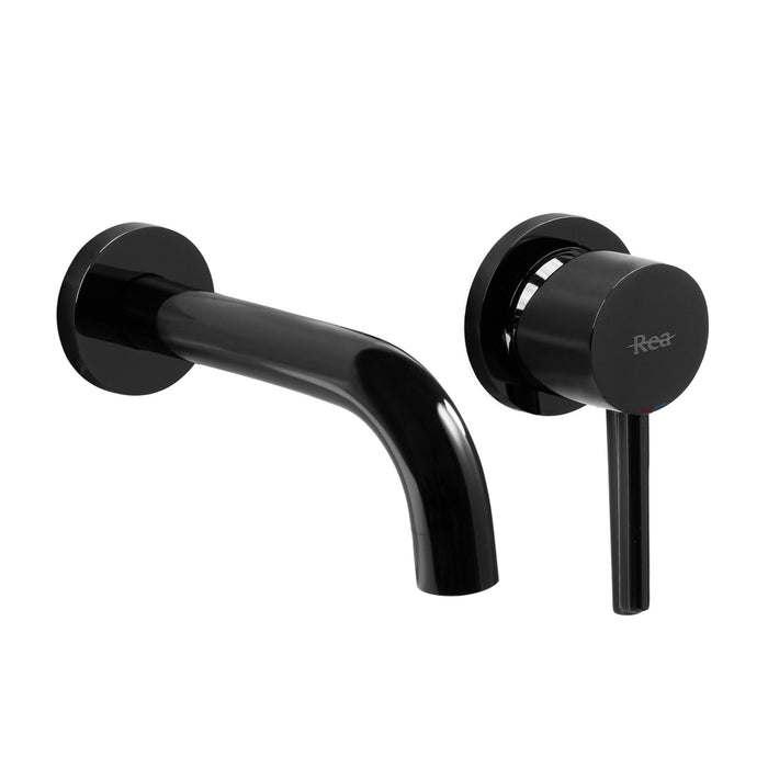 Rubinetto Da Incasso Rea Lungo Black Metallic + Box