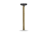 Posacenere Olympic 1361 Giochipark legno e acciaio Ø30x75/100h montaggio kit