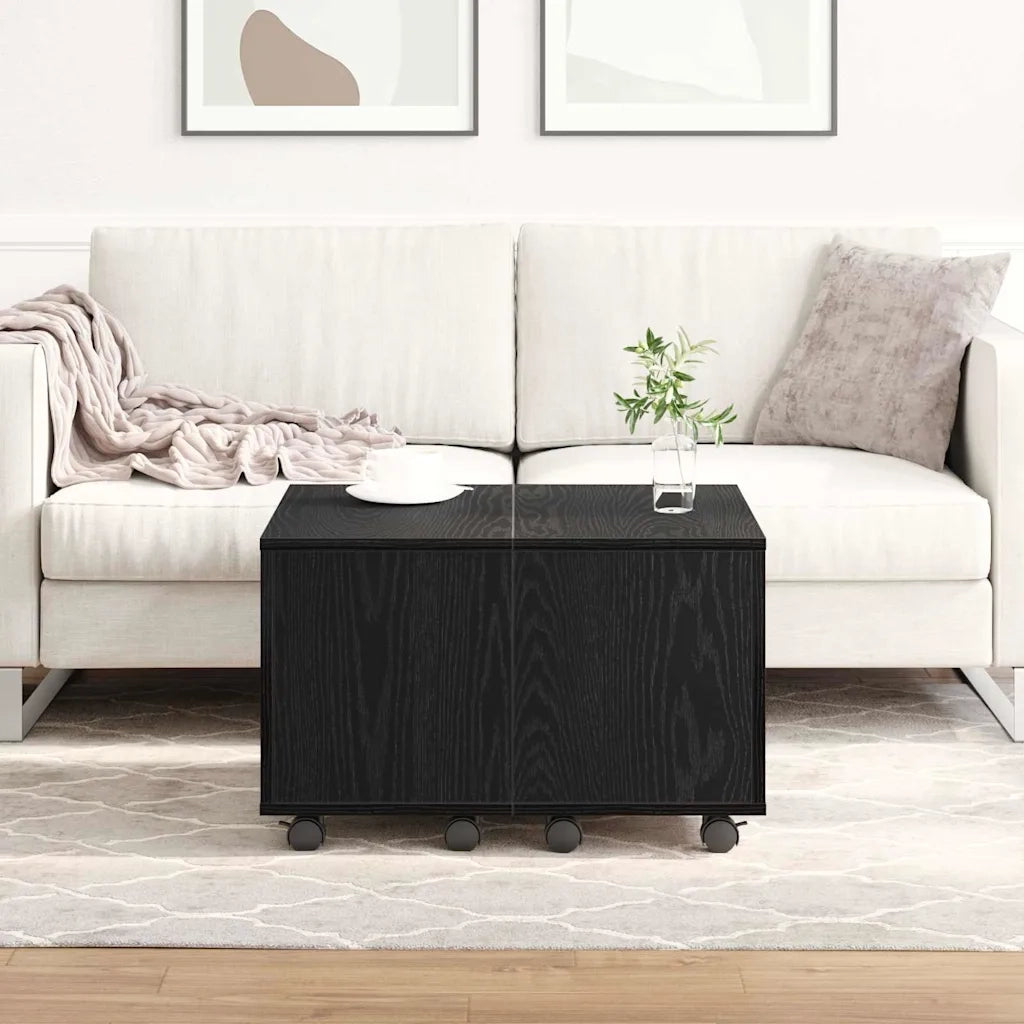 Tavolino da salotto Rovere Nero 60 x 60 x 38 cm 862625