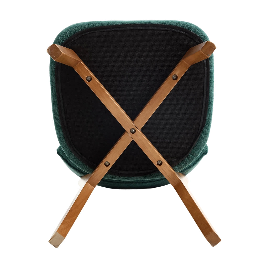 SEDIA da pranzo Set da 2 pezzi 54,5x47x77 cm Legno Verde