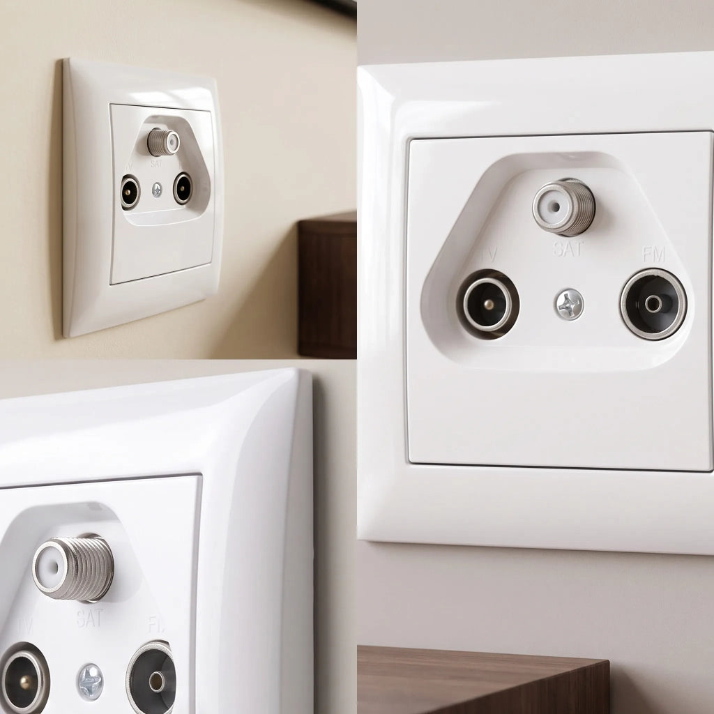 Presa Rtv-sat Oste Jnh011-a White