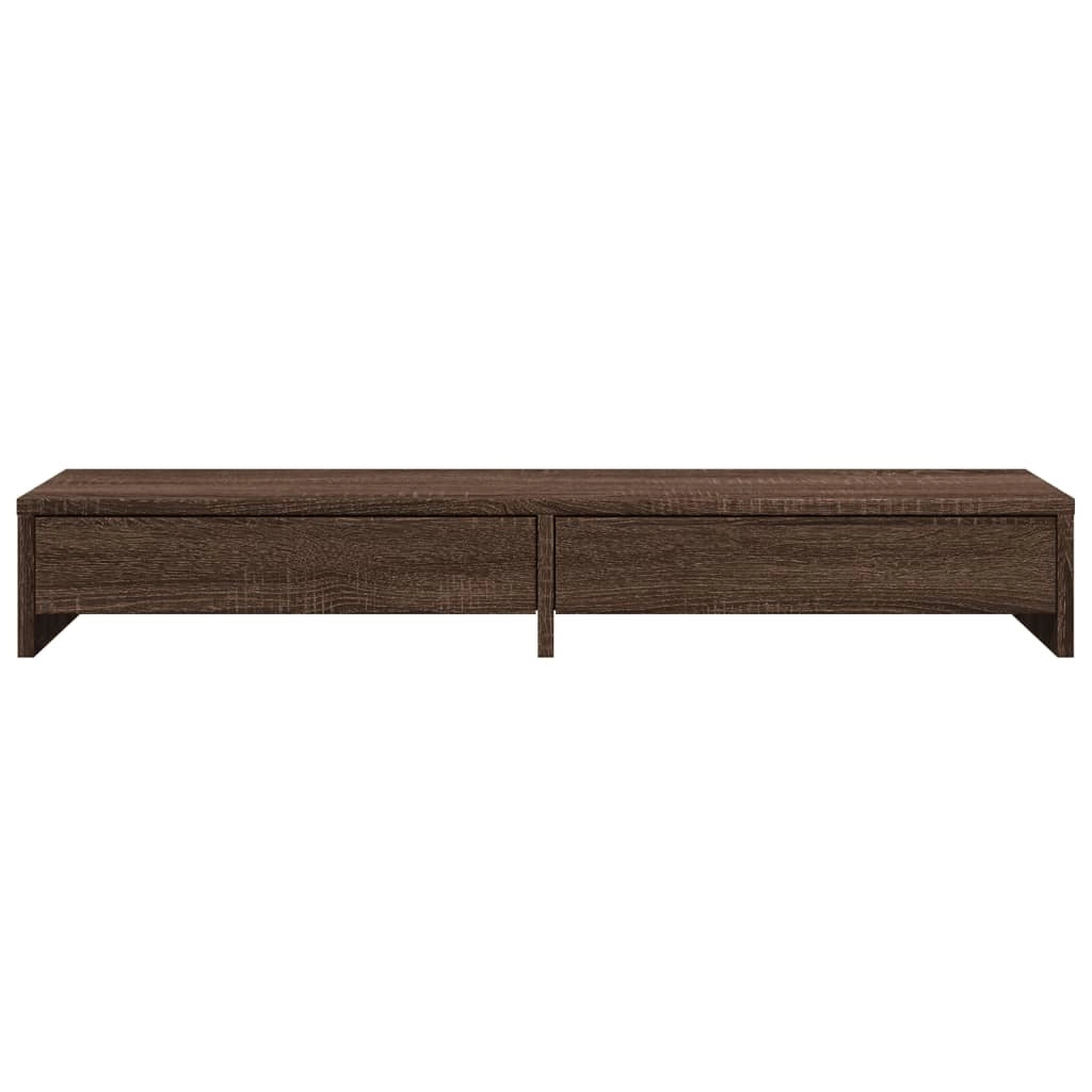 Supporto per monitor mobile da scrivania con cassetti legno ingegnerizzato marrone 02_0044939