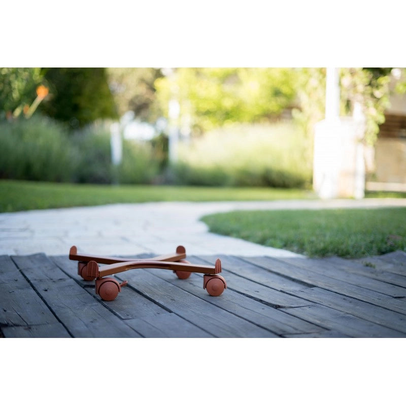 Carrello Porta Piante Linea Speedy Circolare Diam 35 Cotto Tecnokit