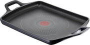 Piatto di cottura in alluminio fuso 26 x 32 cm, compatibile con induzione, gas e forno, con indicatore di cottura Thermo-Signal e rivestimento in titanio per mantenere il calore.