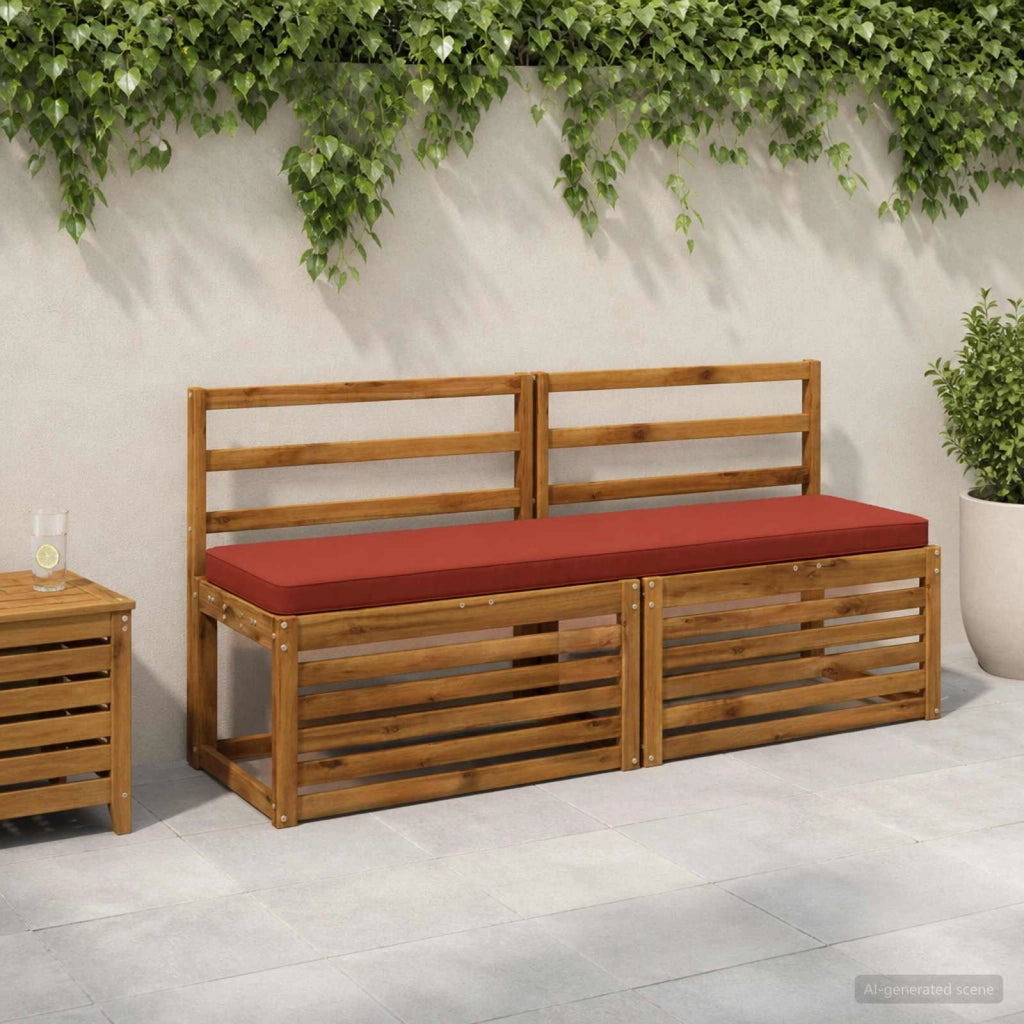 Cuscino per Panchina a 1 Pezzo VUGHT 100% Poliestere Rosso 951300