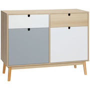 Armadio con ante e cassetti ¨C zephmum ¨C multicolore 100x40x79,5 cm