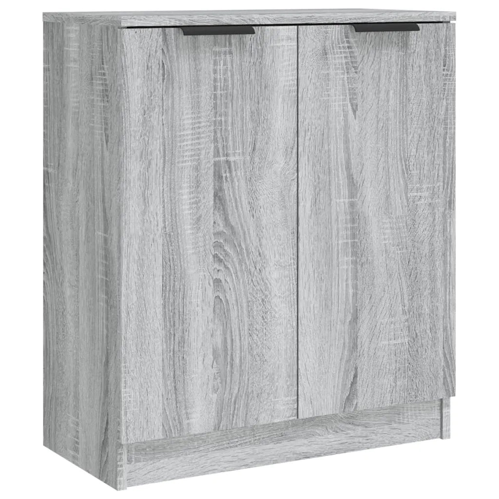 Credenze 3 pz Grigio Sonoma in Legno Multistrato 3115786