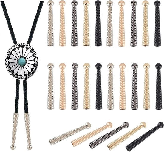 Accessori per cravatta, 5 pezzi, 5 colori, chiusure per strop da cravatta, materiali DIY