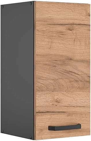 Pensile da cucina R-Line, Quercia dorata, 30 cm, per la libera combinazione all'interno di sistemi cucina modulari