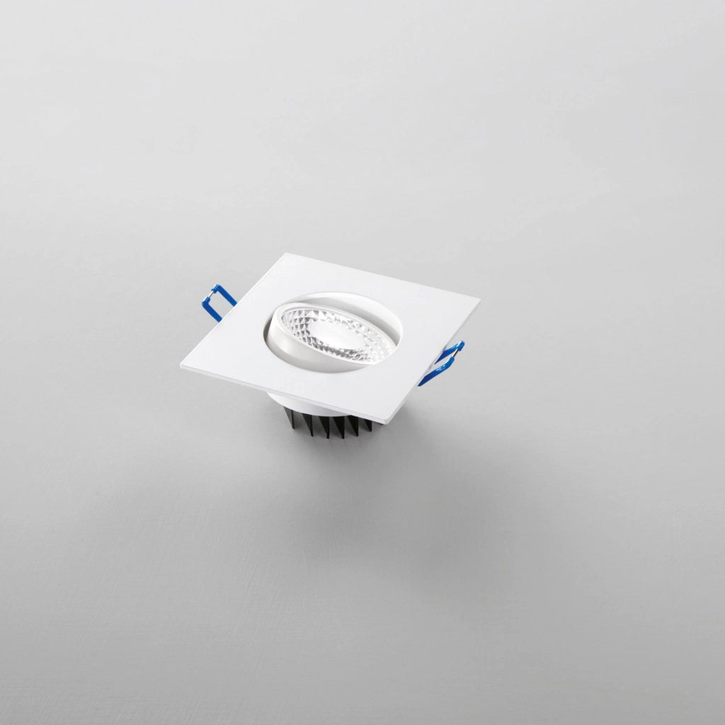 INCASSO LED ORIONE BIANCO QUADRATO 7W 650LM 4000K 9X9X5,7CM