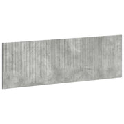 Testiera da Muro HOORN Grigio Cemento Legno ingegnerizzato 897388