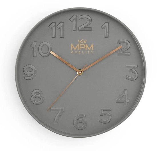 Orologio da Parete in Kunststoff con Quadrante in Vetro, Motore Quartz con Sfere Oscillanti, Dimensioni 305x305x42 mm, Ideale per Sala, Camera da Letto, Cucina, Ufficio e ogni stanza