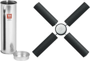 Sostituto di tavolo - Resistente al calore - Adatto per ogni tavolo - 1 pezzo - Nero - Silicone - 20 cm