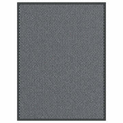 Zerbino antiscivolo resistente per ingresso 90 x 120 cm assorbe umidità e sporco stile moderno realizzato in PP antracite 02_0058098