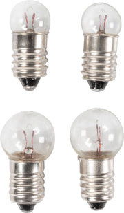 Set di quattro lampadine per fanali bici anteriori e posteriori