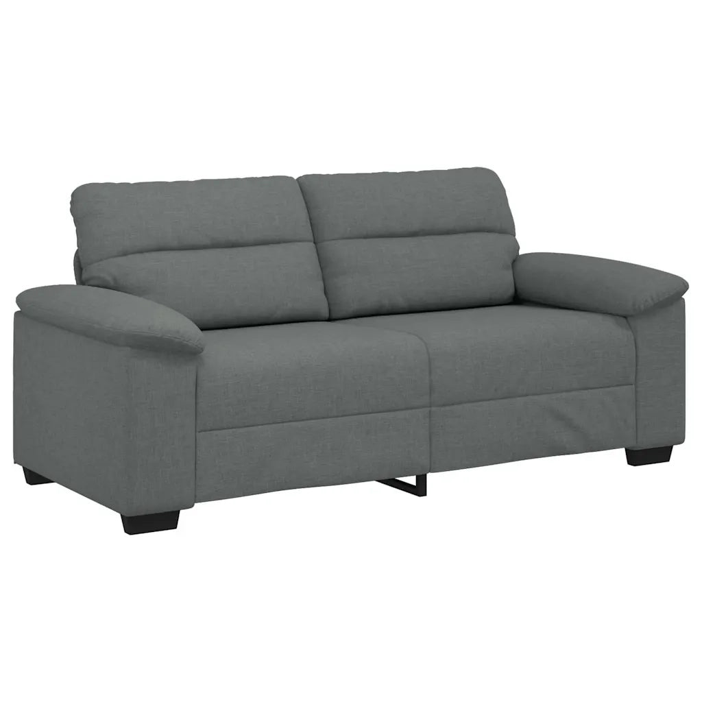 Divano a 2 Posti Grigio Scuro 180x81x84 cm in Tessuto 4105308
