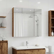 Mobiletto per specchio da bagno Legno vecchio 70 x 14,5 x 70 cm