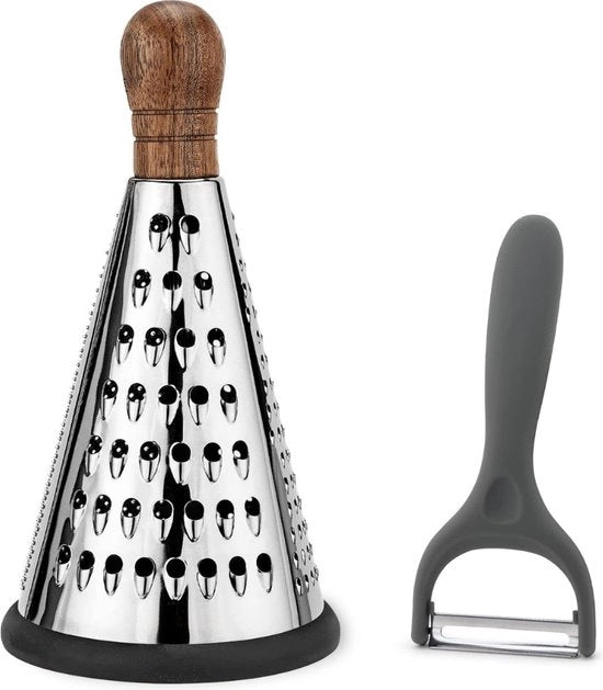 Raspatore multifunzionale per cucina con lame in acciaio inossidabile per formaggio, agrumi, aglio e spezie