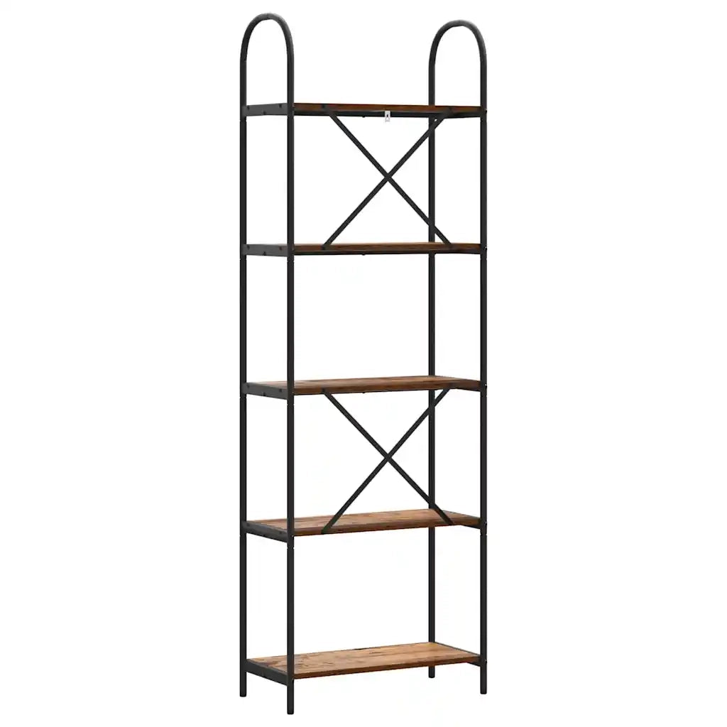 Libreria-Scaffale per Libri-Mobile di Stoccaggio Legno vecchio 60 x 30 x 183 cm Legno multistrato 752182