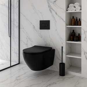 Vaso Wc Sospeso Rea Carlo Mini Tornado Nf Black Matt